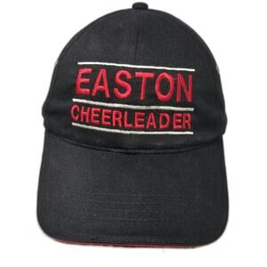 HeadShot Baseball Cap Black One Size Slideback Easton Cheerleader Red White Hat